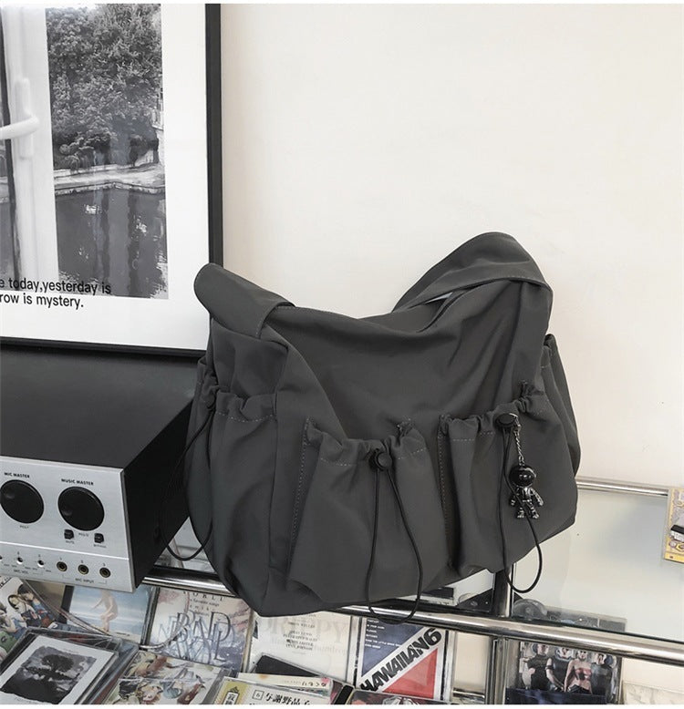 Drawstring Crossbody Shoulder Bag for Women
