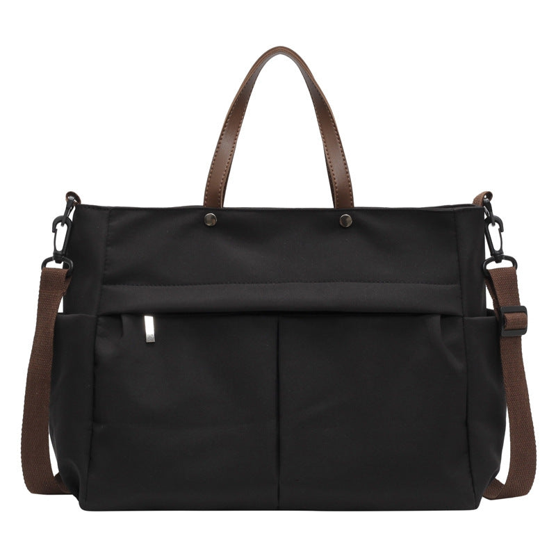 Multi-Compartment Quilted Shoulder Bag