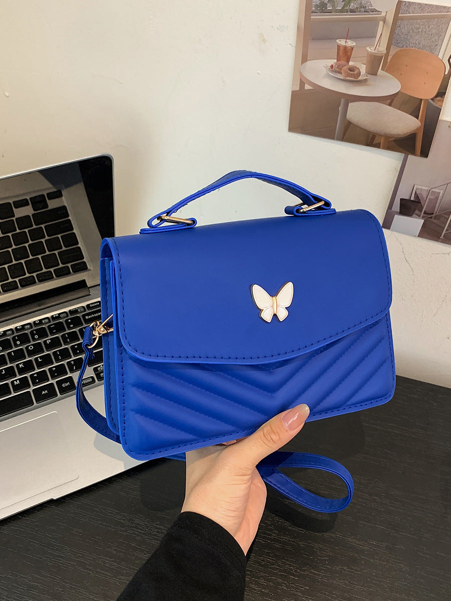 Elegant Faux Leather Crossbody Handbag