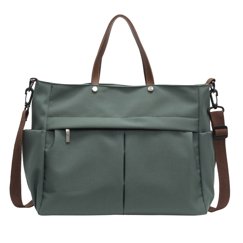 Multi-Compartment Quilted Shoulder Bag
