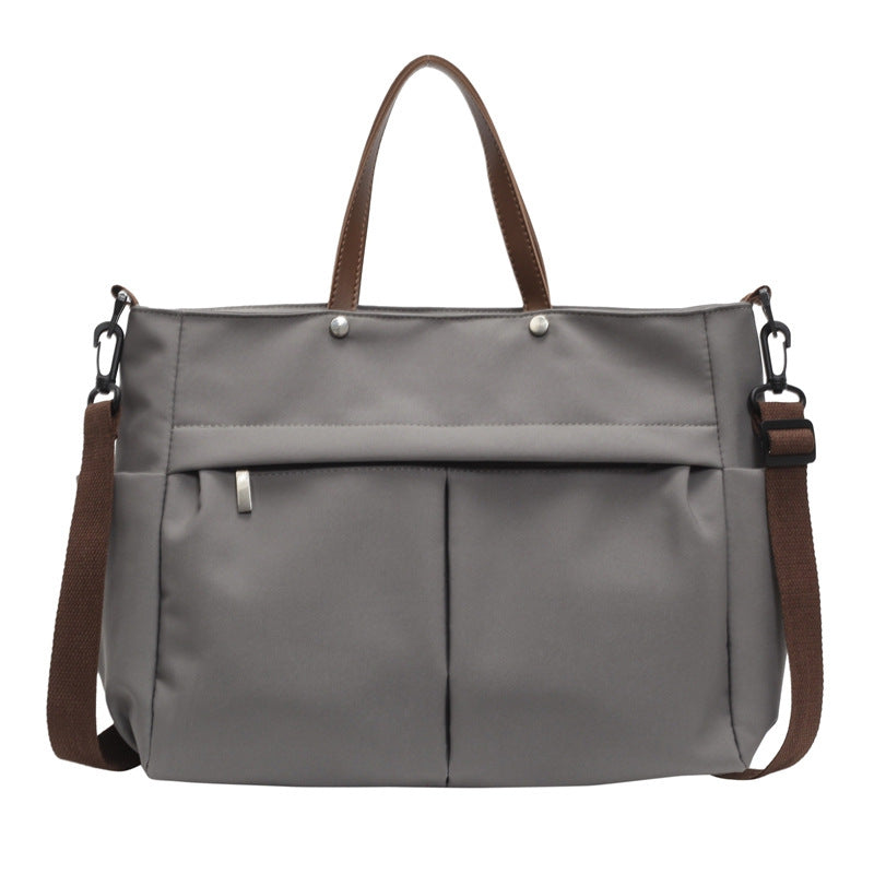 Multi-Compartment Quilted Shoulder Bag