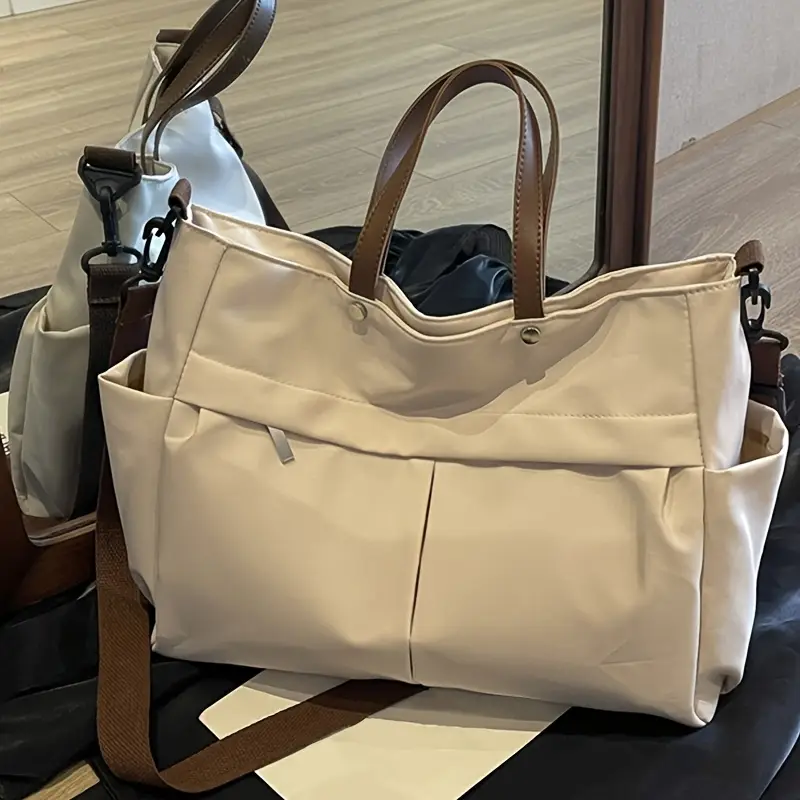 Multi-Compartment Quilted Shoulder Bag