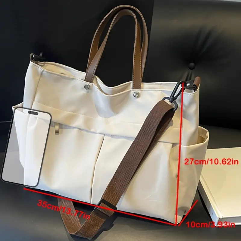 Multi-Compartment Quilted Shoulder Bag