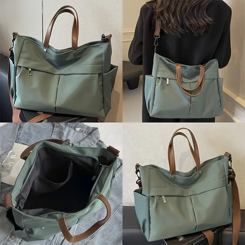 Multi-Compartment Quilted Shoulder Bag