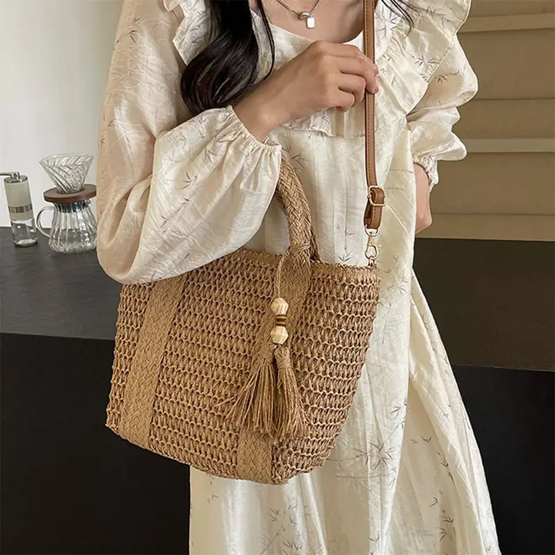 Women’s Summer Beach Woven Handbag