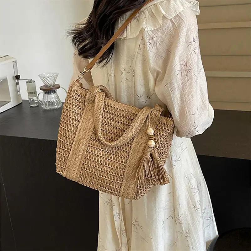 Women’s Summer Beach Woven Handbag