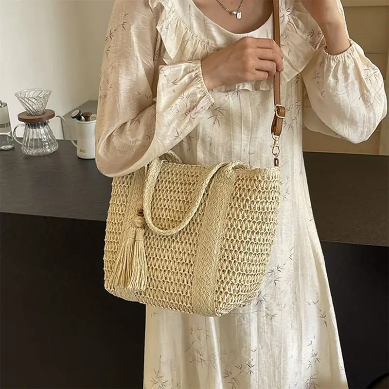 Women’s Summer Beach Woven Handbag