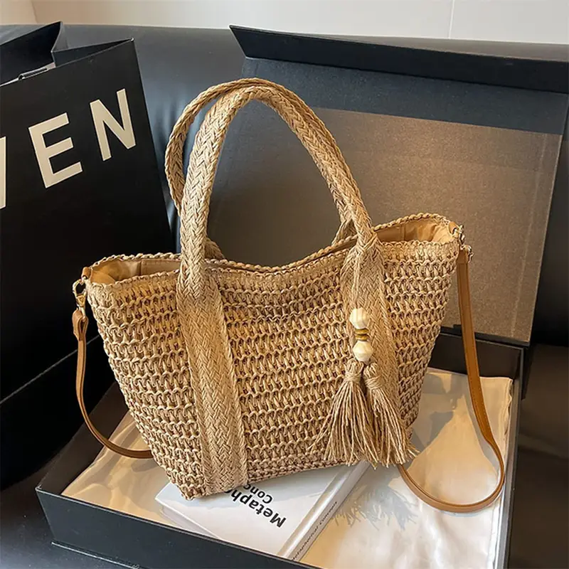 Women’s Summer Beach Woven Handbag