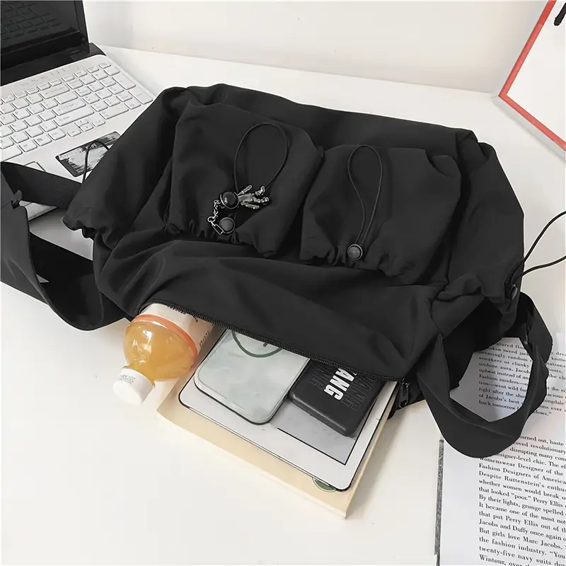 Drawstring Crossbody Shoulder Bag for Women