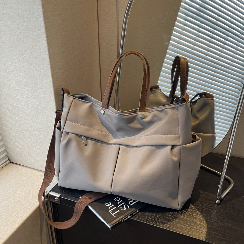 Multi-Compartment Quilted Shoulder Bag