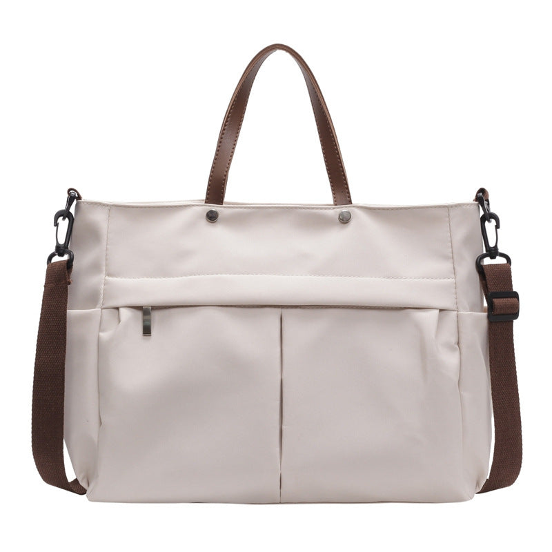 Multi-Compartment Quilted Shoulder Bag