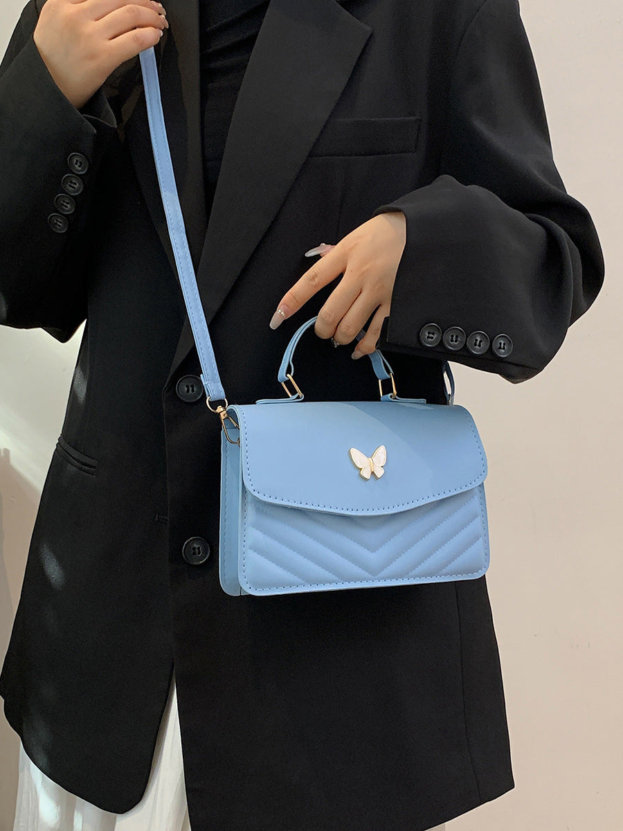 Elegant Faux Leather Crossbody Handbag