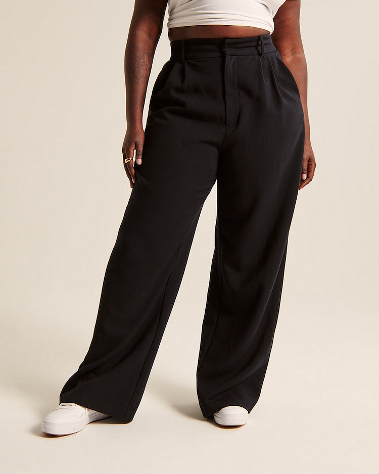 Straight Leg Casual Pants for Women