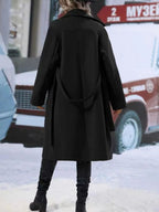 Classic Double Breasted Long Coat