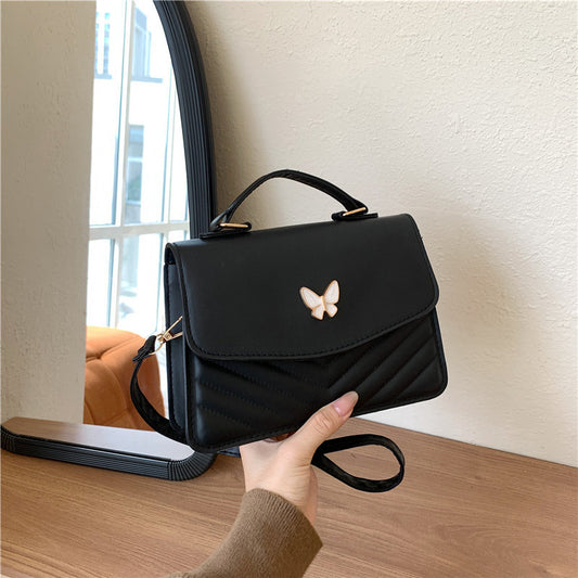 Elegant Faux Leather Crossbody Handbag