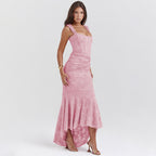 Off-shoulder backless cocktail dress