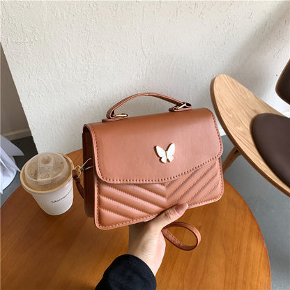Elegant Faux Leather Crossbody Handbag