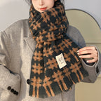 Aurelie Plaid Scarf
