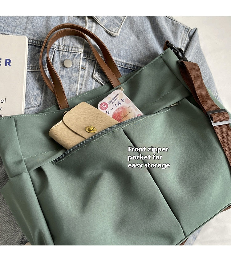 Multi-Compartment Quilted Shoulder Bag