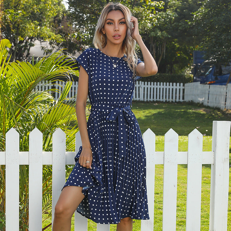 Casual Polka Dot Summer Dress