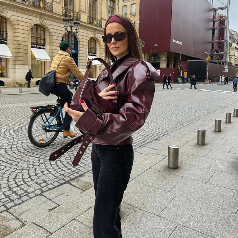 StreetStyle Leather Top