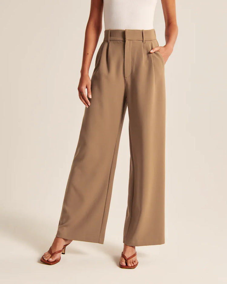 Straight Leg Casual Pants for Women