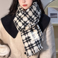 Aurelie Plaid Scarf