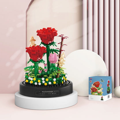 Flower Garden – Building Blocks Decoration