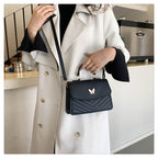 Elegant Faux Leather Crossbody Handbag