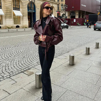 StreetStyle Leather Top