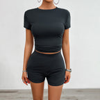 Slim Fit Sportswear with Shorts and Tee