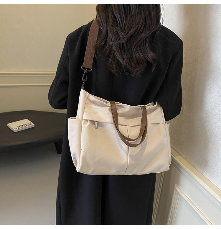 Multi-Compartment Quilted Shoulder Bag