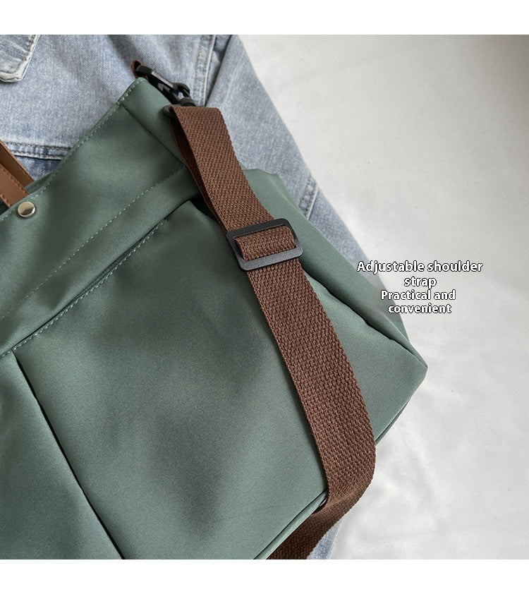 Multi-Compartment Quilted Shoulder Bag