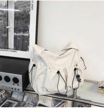 Drawstring Crossbody Shoulder Bag for Women