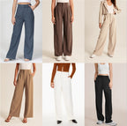 Straight Leg Casual Pants for Women