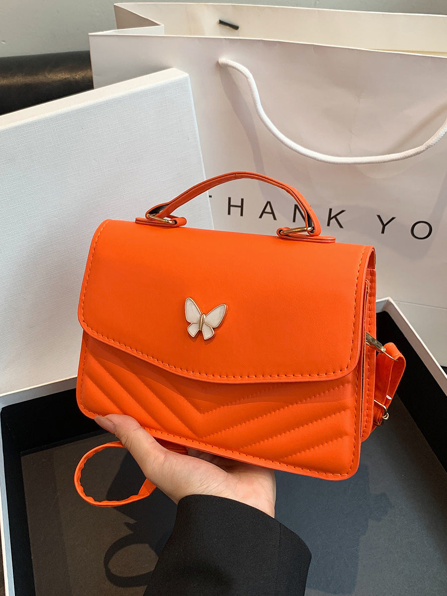 Elegant Faux Leather Crossbody Handbag