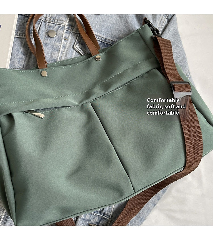 Multi-Compartment Quilted Shoulder Bag