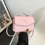 Elegant Faux Leather Crossbody Handbag
