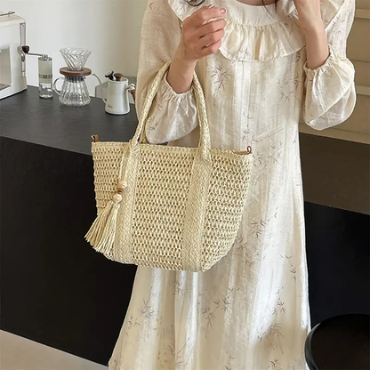 Women’s Summer Beach Woven Handbag