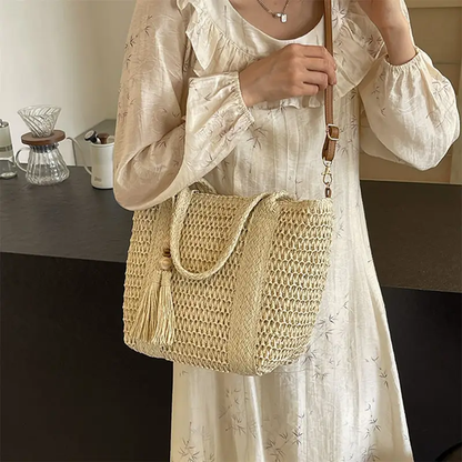 Women’s Summer Beach Woven Handbag