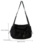 Drawstring Crossbody Shoulder Bag for Women