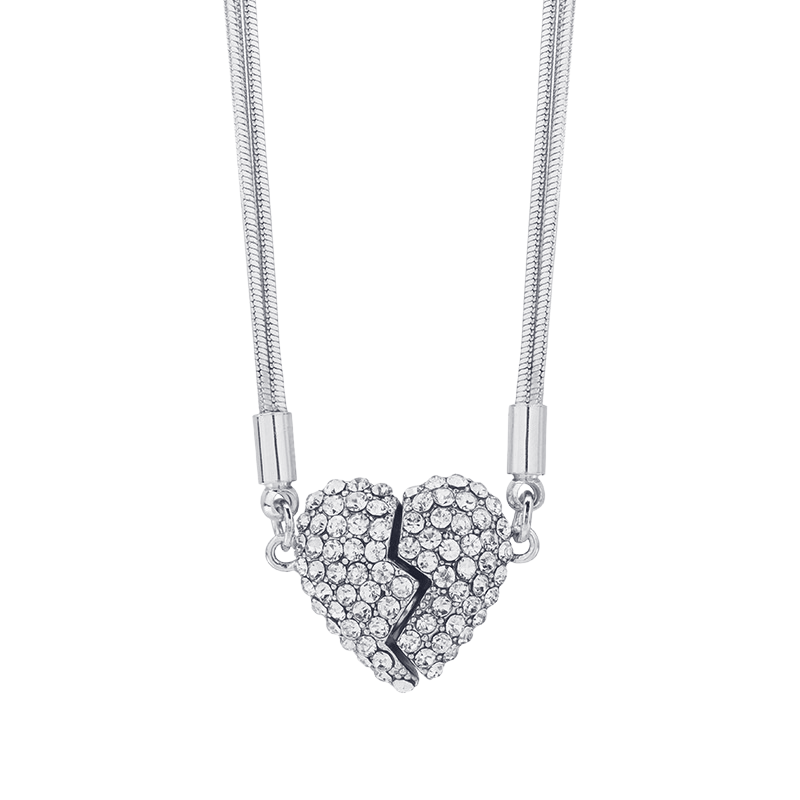 Magnetic Heart Pendant Necklace