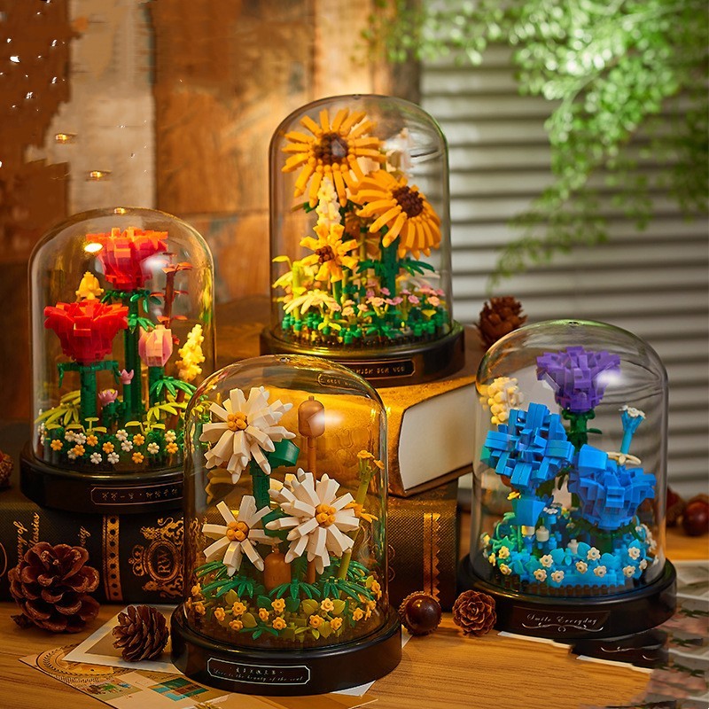 Flower Garden – Building Blocks Decoration