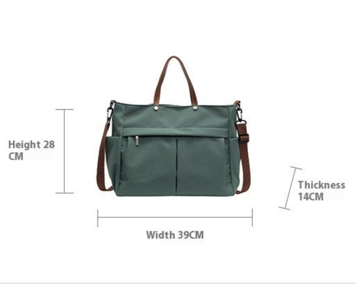 Multi-Compartment Quilted Shoulder Bag