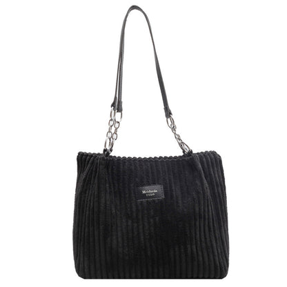 Corduroy Everyday Tote Shoulder Bag for Women