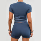 Slim Fit Sportswear with Shorts and Tee